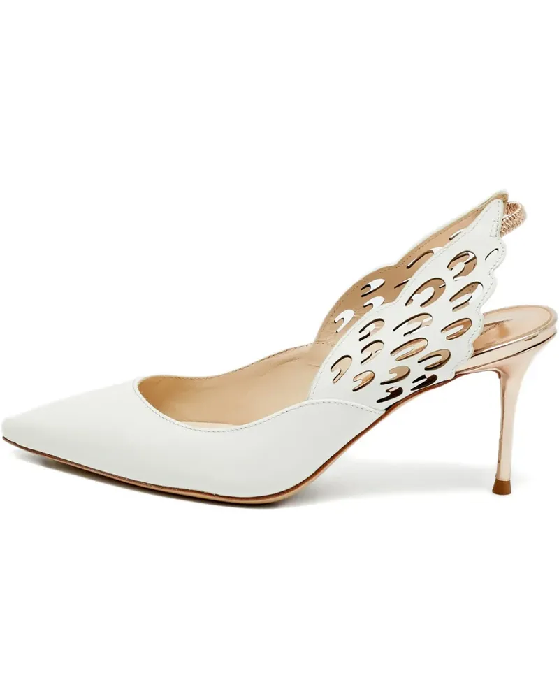 Sophia Webster Angelo cut-out leather pumps - Weiß Weiß