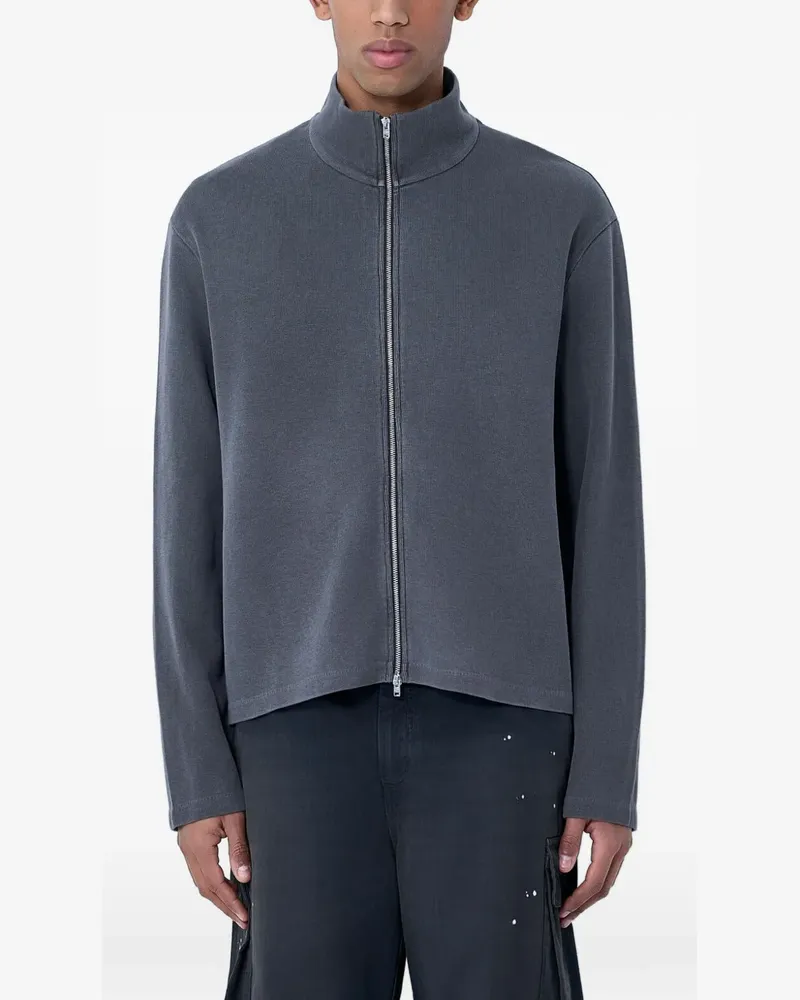 Our Legacy Sweatshirt mit Reißverschluss - Grau Grau