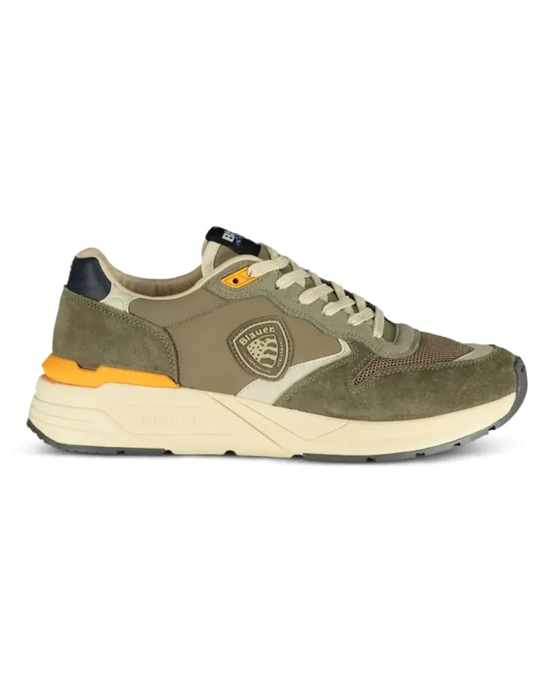 Blauer HT22 panelled suede sneakers - Grün Grün