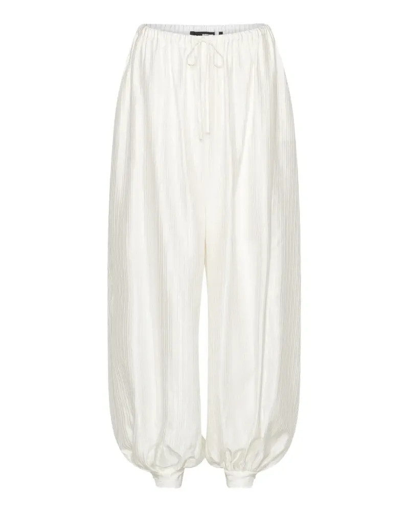 ROTATE Birger Christensen Weite Ballonhose - Weiß Weiß