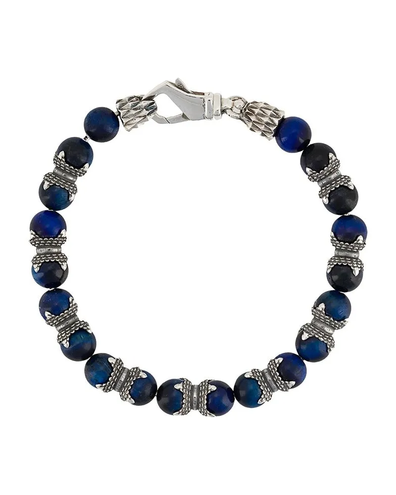 Emanuele Bicocchi Armband mit Perlen - Blau Blau