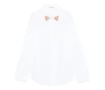 Hemd mit verziertem Kragen - Weiß