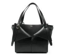 Mittelgroßer Belt Cabas Tote Bag - Schwarz