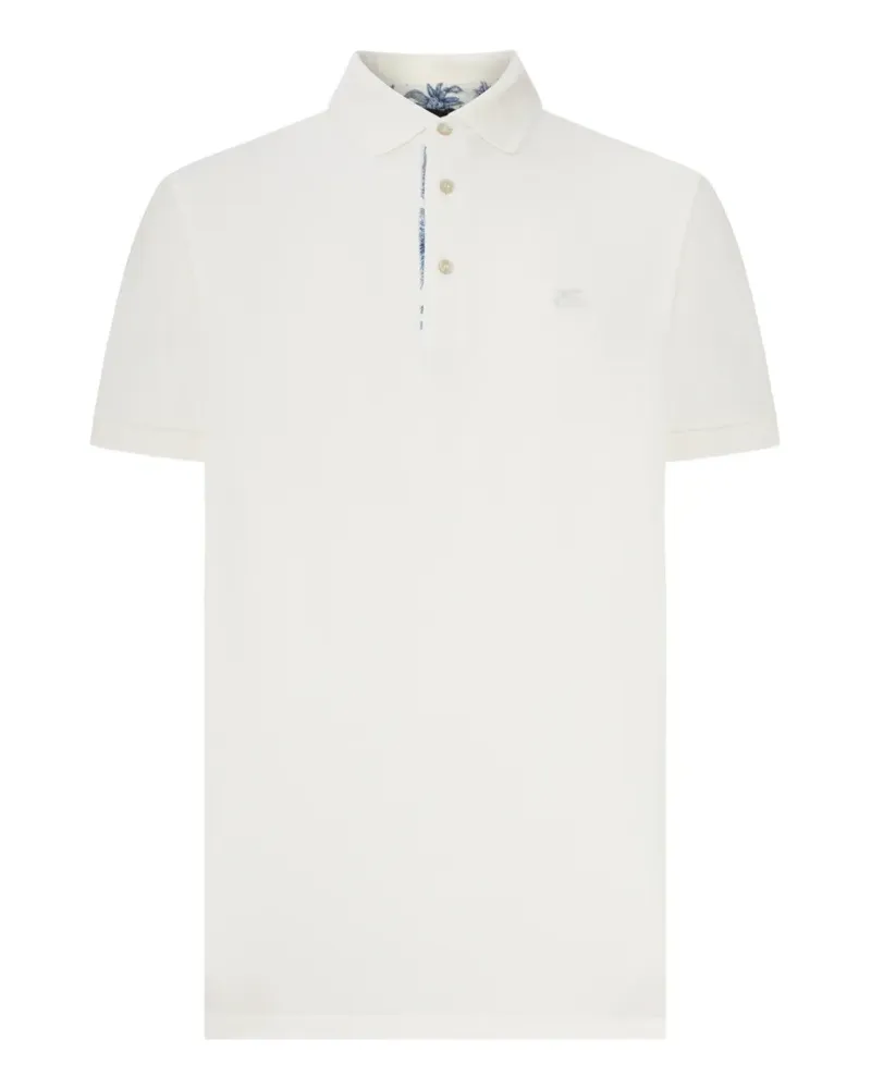 Etro Poloshirt mit Print-Detail - Weiß Weiß