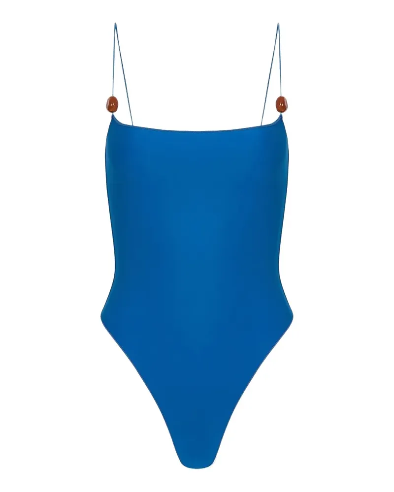 TROPIC of C Badeanzug mit Perlen - Blau Blau