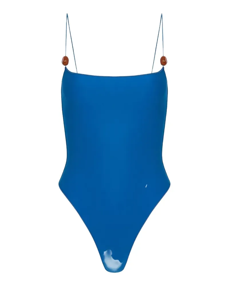 TROPIC of C the C bead-embellished swimsuit - Blau Blau