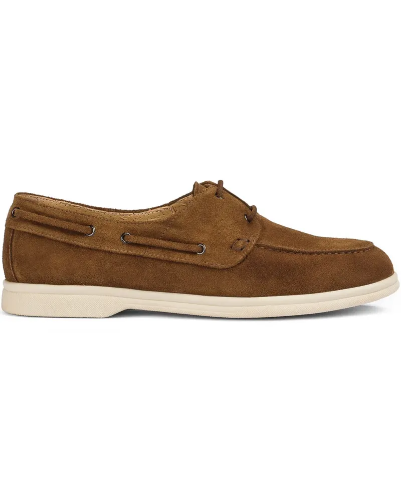 Doucal´s Oxford-Schuhe aus Wildleder - Braun Braun