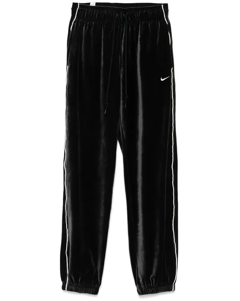 Nike Jogginghose aus Velours - Schwarz Schwarz