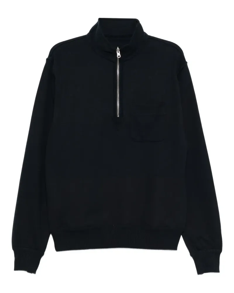 Oliver Spencer Wendbares Sweatshirt mit Reißverschluss - Blau Blau