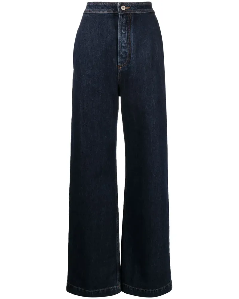 Loewe Jeans mit weitem Bein - Blau Blau