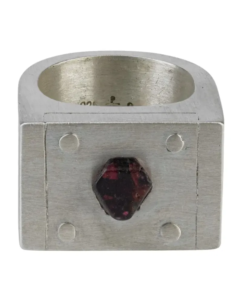 Parts Of Four Plate Single Ring mit Spinell - Silber Silber