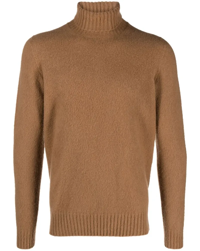 Drumohr  Pullover mit Rollkragen - Nude Nude