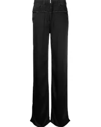 Givenchy Gerade High-Waist-Jeans Schwarz