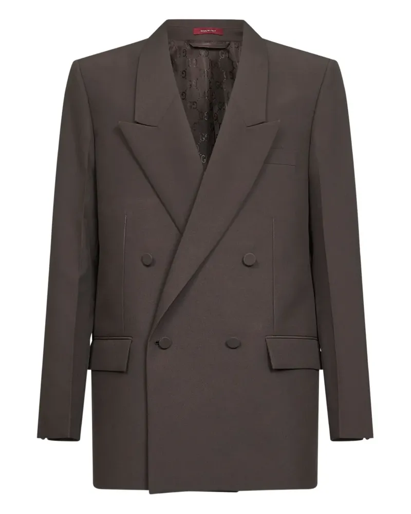 Gucci double-breasted peak-lapels blazer - Braun Braun