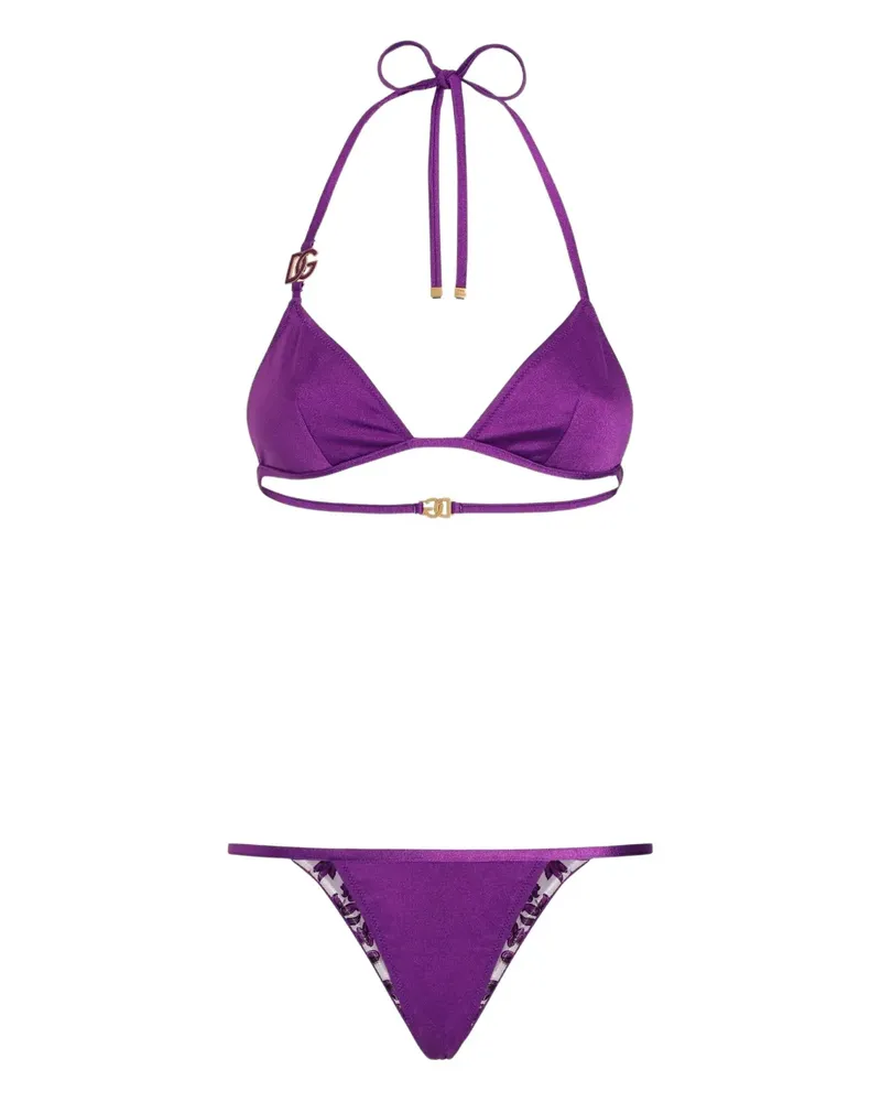 Dolce & Gabbana Wendbarer Bikini - Violett Violett