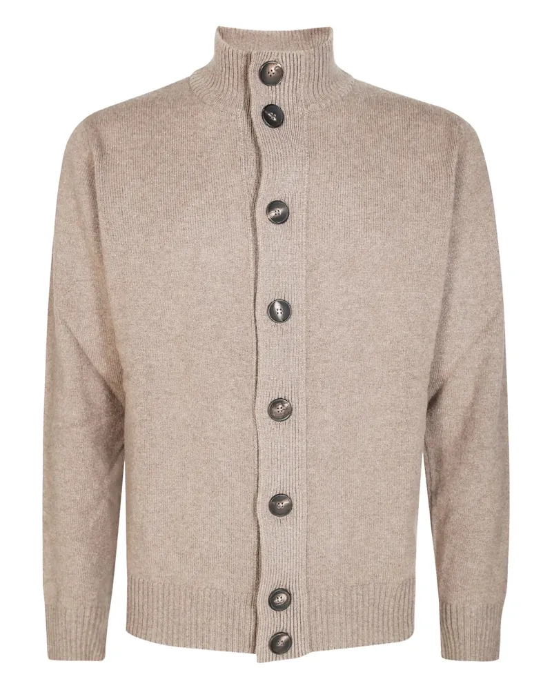 Filippo de Laurentiis Cardigan mit Rollkragen - Nude Nude