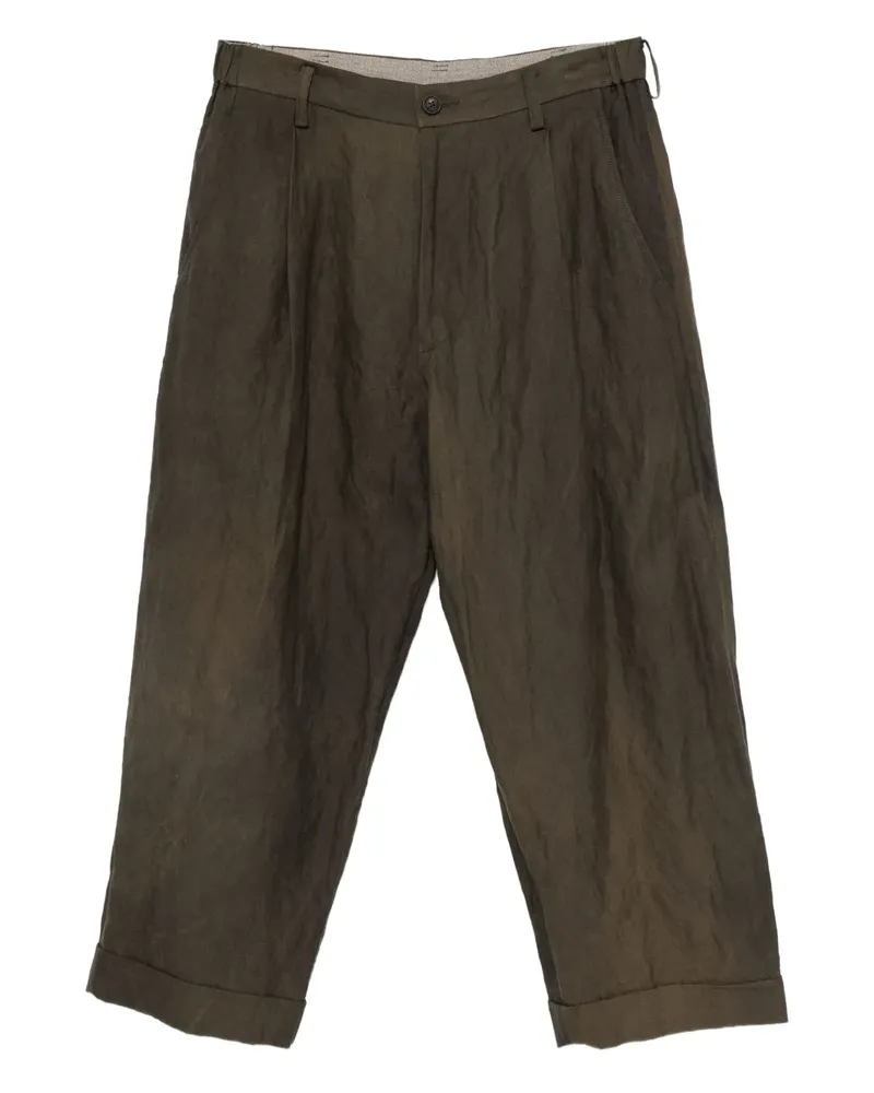 Ziggy Chen Plissierte Hose - Braun Braun