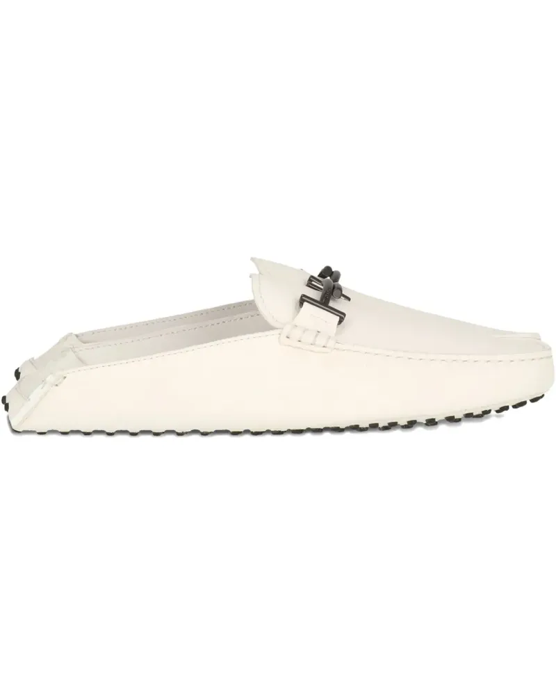 TOD'S Mules mit runder Kappe - Weiß Weiß