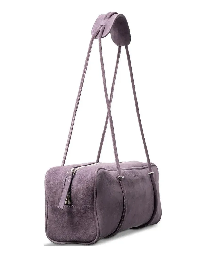 by FAR Kimberly suede shoulder bag - Violett Violett