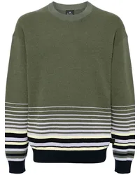 Paul Smith Gestreiftes Sweatshirt Grün