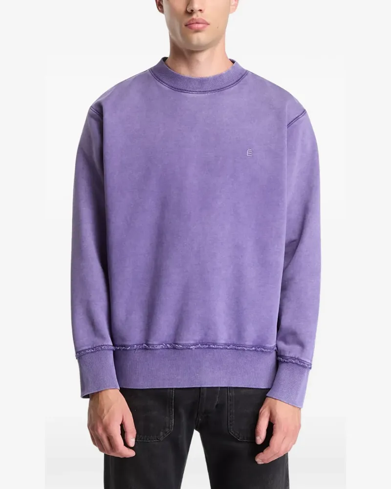 Études Studio Sweatshirt mit Logo-Stickerei - Violett Violett