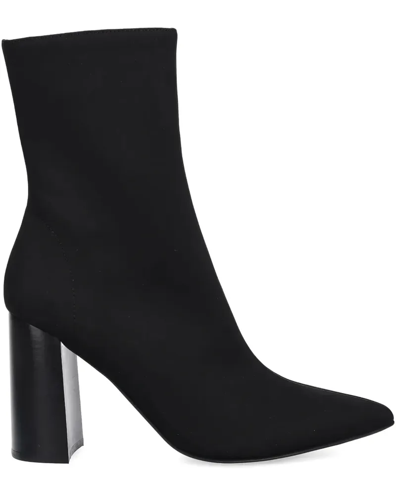 Jeffrey Campbell Siren-24 pointed block-heel ankle boots - Schwarz Schwarz