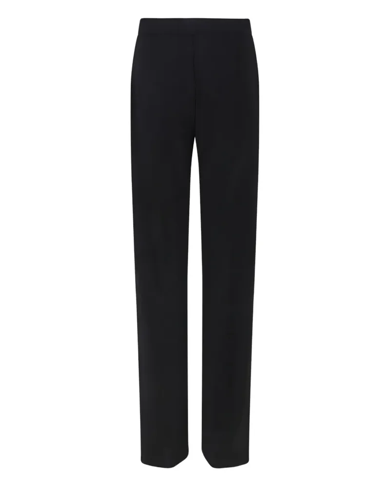 Max Mara Hose mit geradem Bein - Schwarz Schwarz