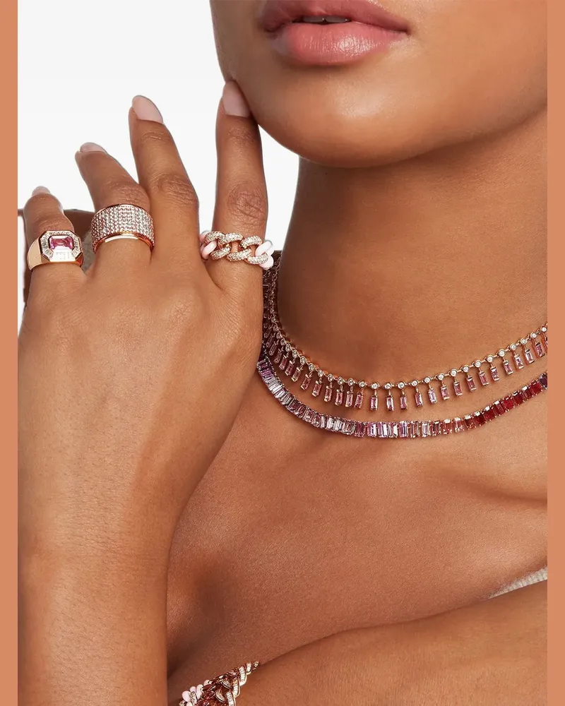 SHAY Championship embellished ring - Rosa Rosa