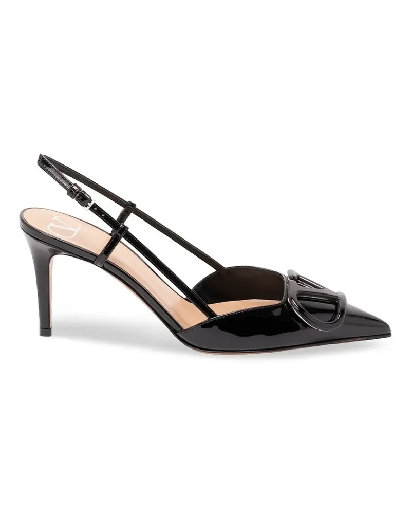 Valentino Garavani VLogo Signature slingback pumps - Schwarz Schwarz