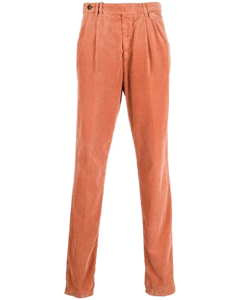 Brunello Cucinelli Cordhose mit geradem Bein - Orange Orange