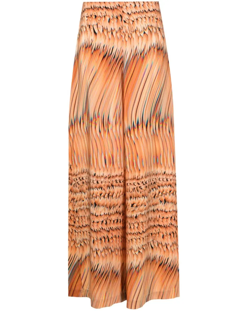Lenny Niemeyer Palazzohose mit Print - Gelb Gelb