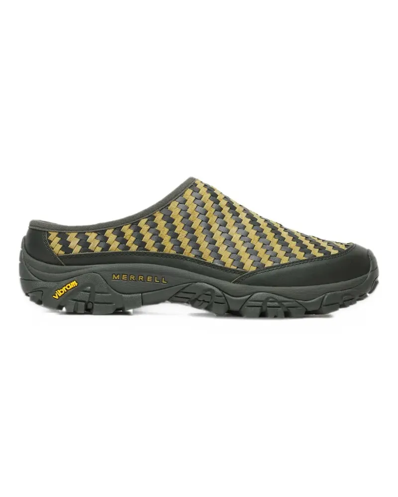 MERRELL Moab 2 woven leather mules - Grau Grau
