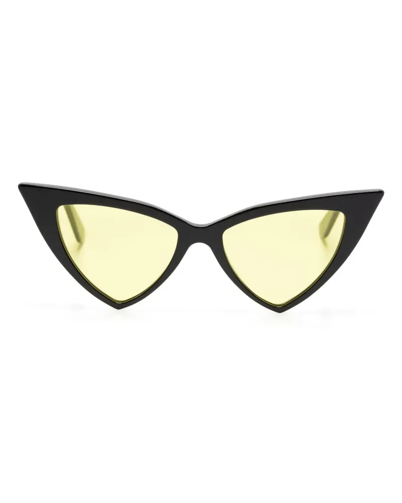 Alexander McQueen Sonnenbrille mit Cat-Eye-Gestell - Schwarz Schwarz