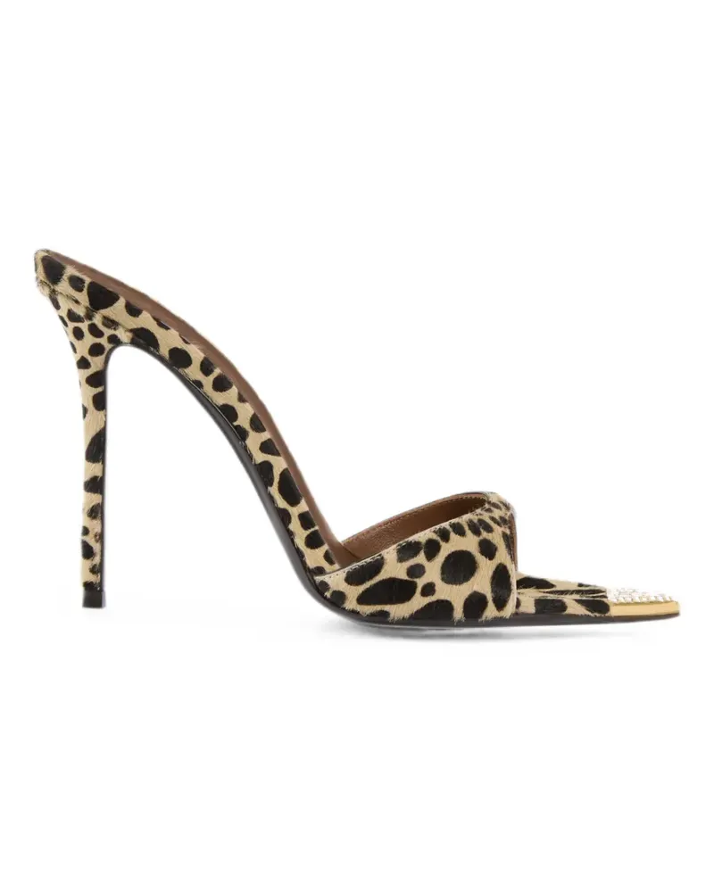 Giuseppe Zanotti Intriigo Savage mules 105 - Nude Nude