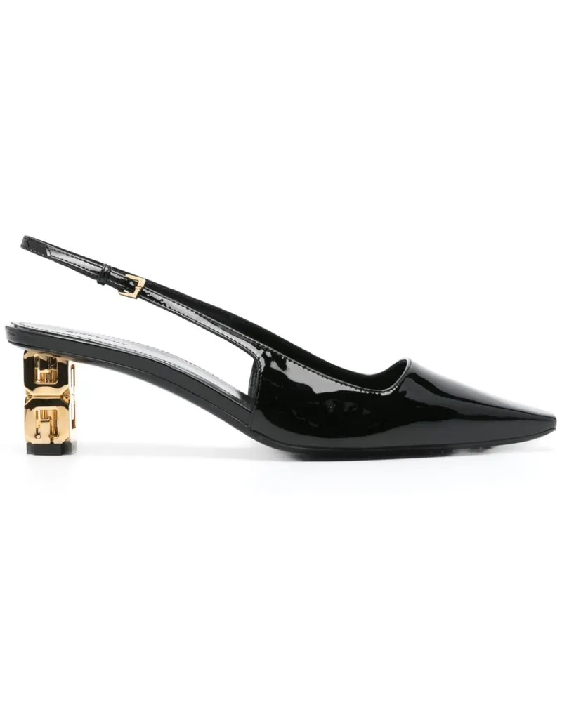 Givenchy G Cube Slingback-Pumps 50mm - Schwarz Schwarz