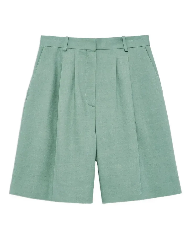 Anine Bing Bryson Shorts mit Falten - Grün Grün