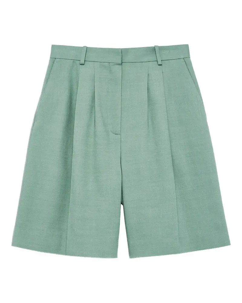 Anine Bing Bryson pleated shorts - Grün Grün