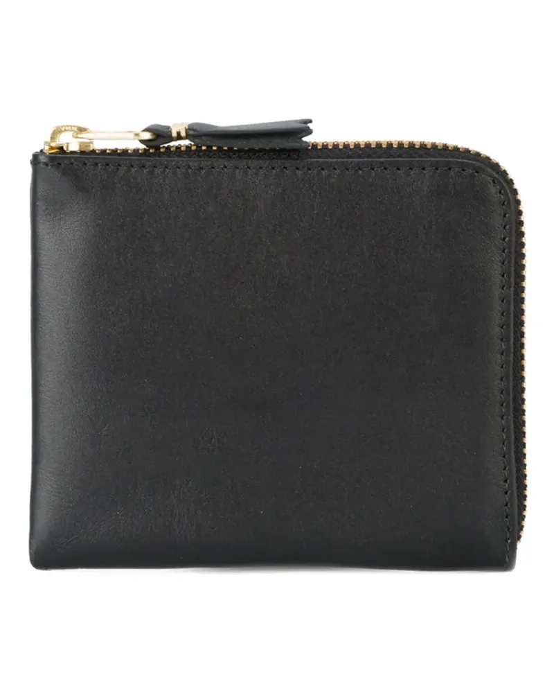 Comme des Garçons zip-fastening leather wallet - Schwarz Schwarz