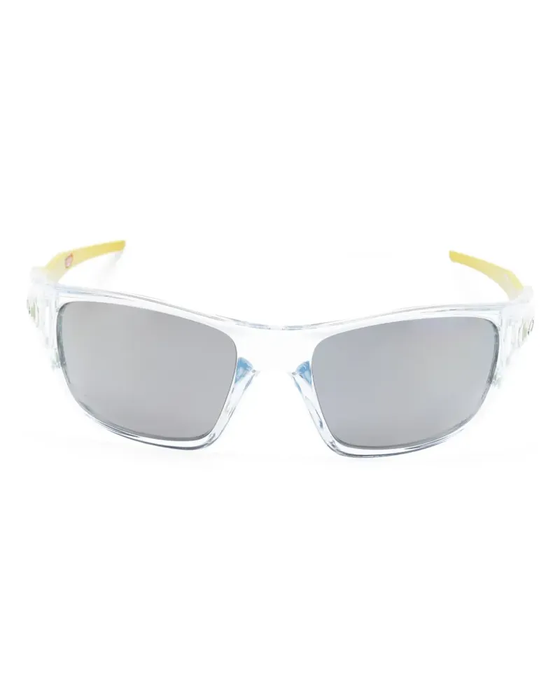 Oakley rectangle-frame sunglasses - Weiß Weiß