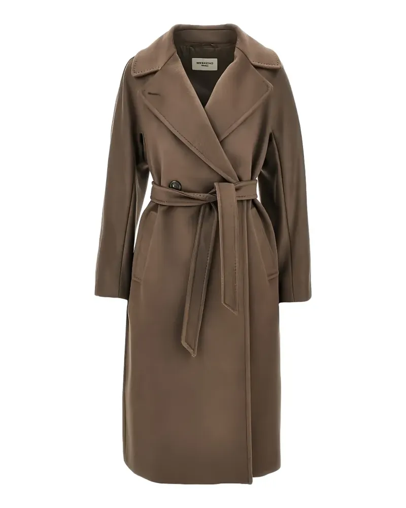 Max Mara belted double-breasted coat - Braun Braun