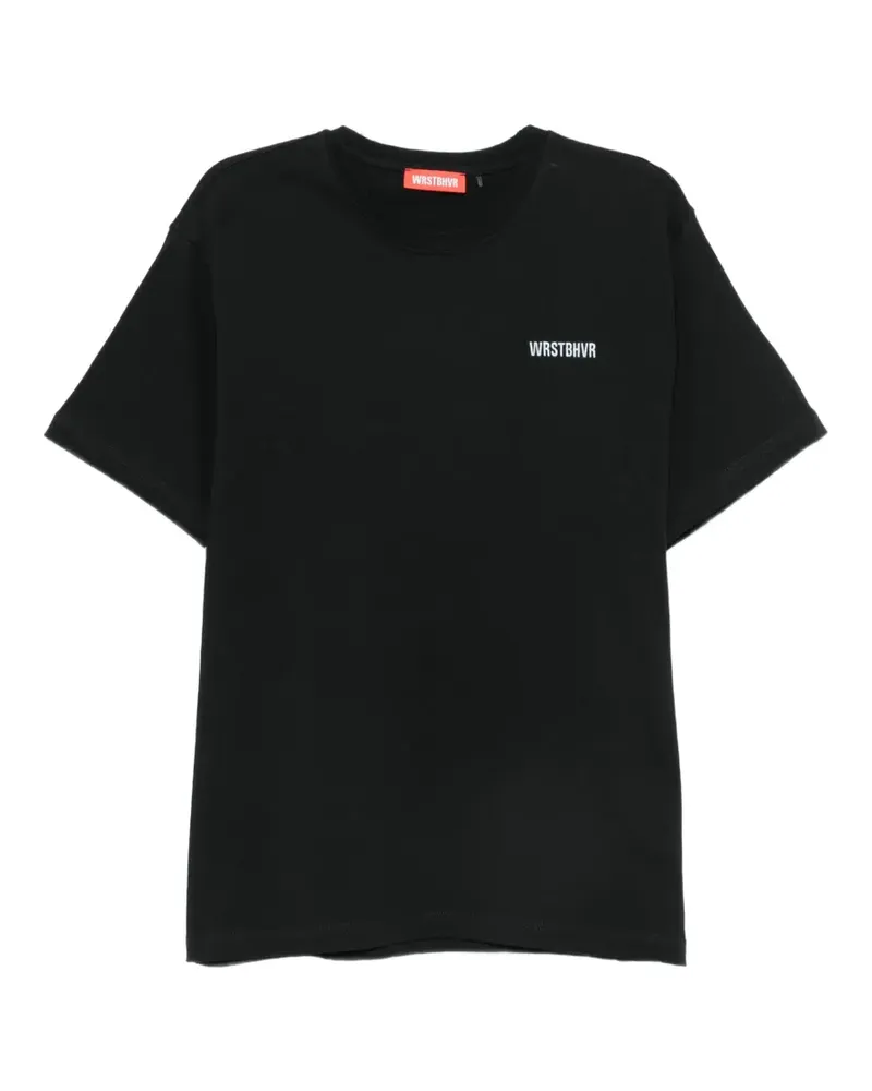 WRSTBHVR Loro logo-print T-shirt - Schwarz Schwarz