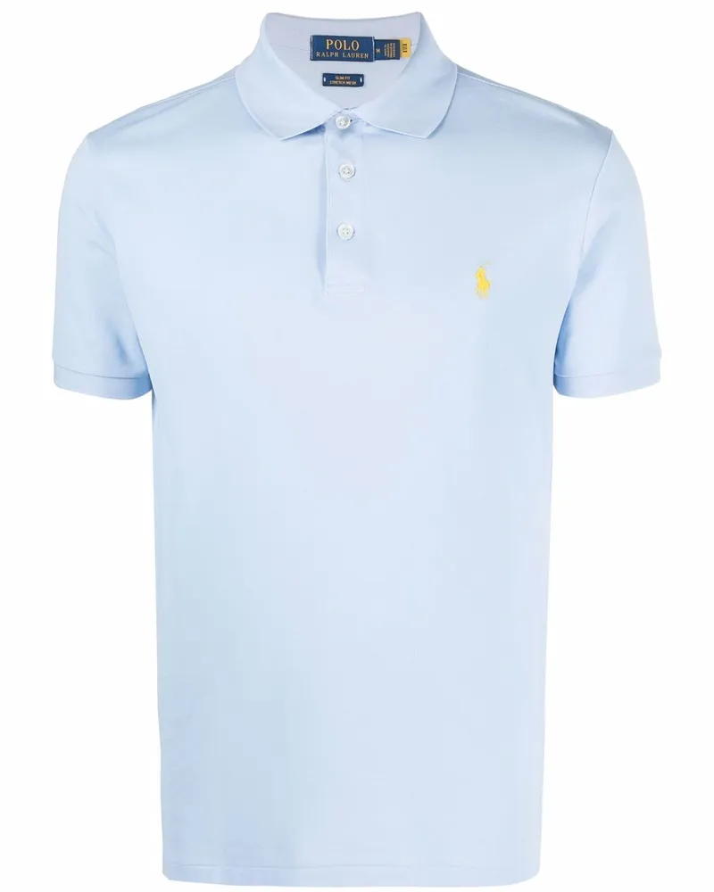 Ralph Lauren Poloshirt mit Polo Pony - Blau Blau