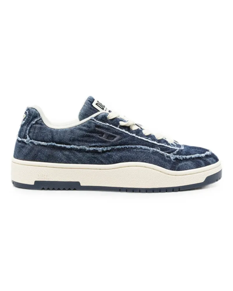 Diesel S-Tracker-D Low Sneakers im Distressed-Look - Blau Blau