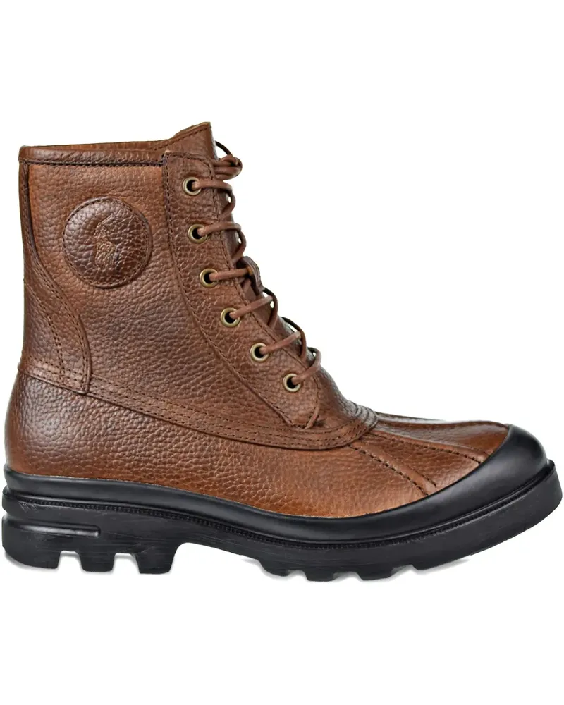Ralph Lauren leather lace-up boots - Braun Braun