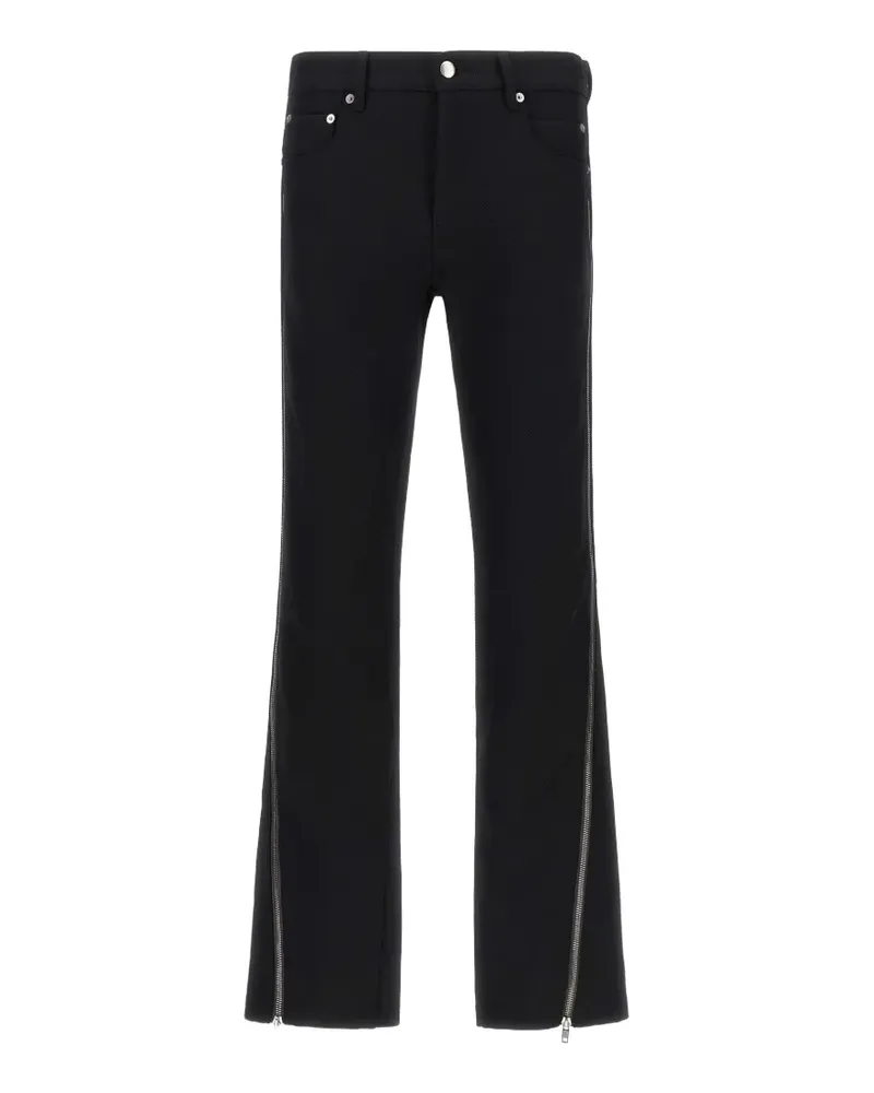 Rick Owens Vega Hose mit Fischgrätenmuster - Schwarz Schwarz
