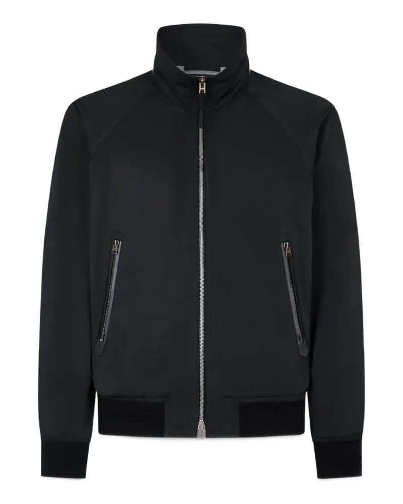 Tom Ford zip-up high-neck jacket - Schwarz Schwarz