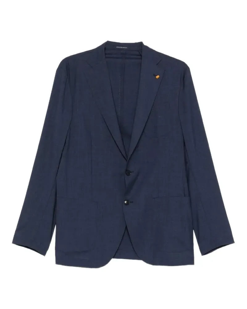 Sartoria Latorre single-breasted wool blazer - Blau Blau