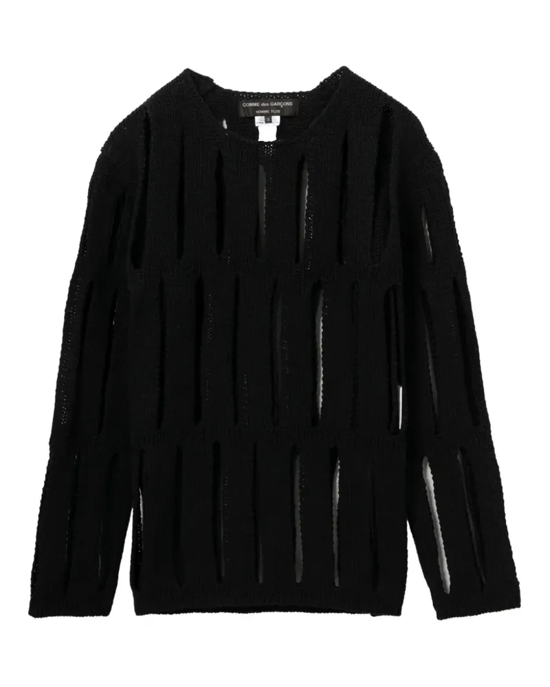 Comme des Garçons Pullover mit Cut-Out - Schwarz Schwarz