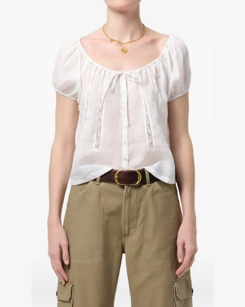 Citizens of humanity Tatev lace-insert top - Weiß Weiß