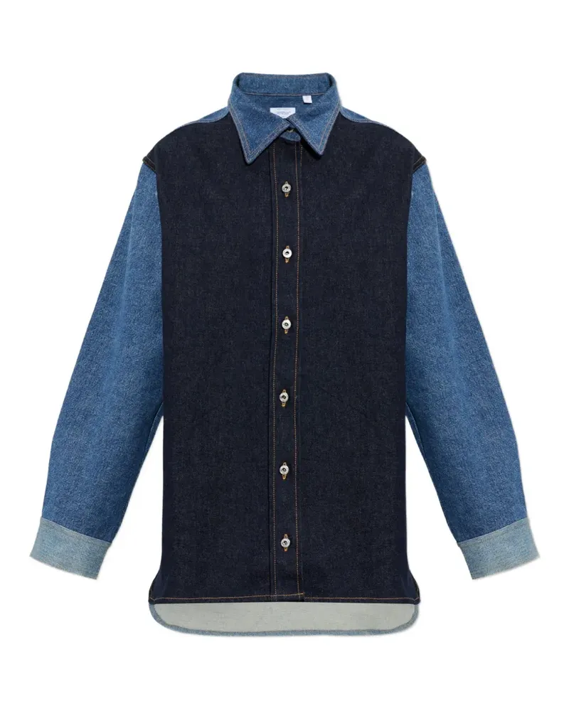 OFF-WHITE Jeanshemd mit Arrows-Print - Blau Blau